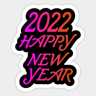 Happy New Year 2022 Sticker